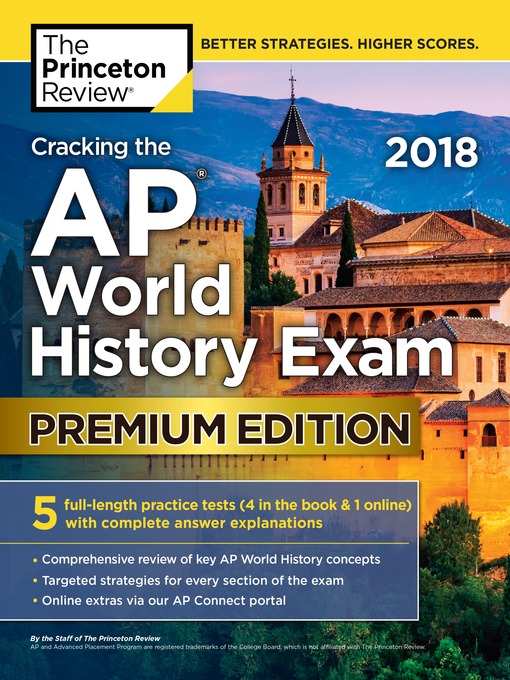 Title details for Cracking the AP World History Exam 2018, Premium Edition by Princeton Review - Wait list